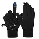 lifwimner Waterproof Winter Gloves for Men Women Touchscreen Warm Thermal Fleece Snow Driving Cycling Running Hiking Gloves (Medium)