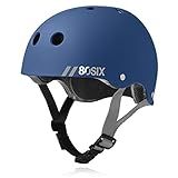 80SIX Triple Certified Multisport Helmet - Ideal for Bike, Scooter, Skateboard, Roller Skate and Inline Skate