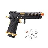Lancer Tactical Knightshade Hi-Capa Gas Blowback Full Metal Airsoft Pistol-330 FPS