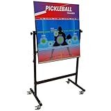 Pickleball Practice Rebounder Dink Board with Stand and Adjustable Angle for Solo Training,Pickleball Training Aids and Dink Master Wall Net
