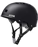 OutdoorMaster Skateboard Cycling Helmet - Two Removable Liners Ventilation Multi-Sport Scooter Roller Skate Inline Skating for Kids, Youth & Adults