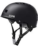 OutdoorMaster Skateboard Cycling Helmet - Two Removable Liners Ventilation Multi-Sport Scooter Roller Skate Inline Skating for Kids, Youth & Adults