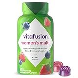 Vitafusion Womens Multivitamin Gummies, Berry Flavored Daily Vitamins for Women with Vitamins A, C, D, E, B-6 and B-12, 150 Count, 75 Day Supply, 150 Count