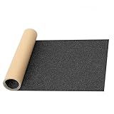 Aolabela Grip Tape, 33" x 9", No Air Bubbles, Black Griptape for Skateboards & Scooters