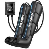 FIT KING Professional Air Compression Leg Recovery System, Cordless Rechargeable Leg Compression Massager Boots for Fast Recovery & Improved Circulation, Compression Boot for Athletes (Medium)