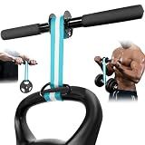 Wrist Forearm Roller Strengthener Exerciser：Forearm Blaster Forearm Roller Grip Strength Training with Anti-Slip Handles