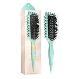 Bounce Curl Define EdgeLift Brush, 5-in-1 Styling Tool, Defined Curls, Teal