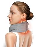 Heated Neck Brace Cervical Collar, Neck Support Brace with Heating Pad