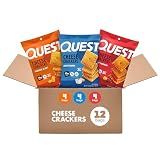 Quest Nutrition Cheese Cracker Variety Pack, 10g Protein, 12 Count