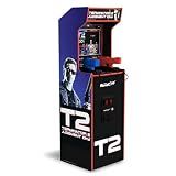 Arcade1Up Terminator 2 Deluxe Arcade Machine with Real-Feel Arcade Guns, 17" BOE Color Monitor, Dual Speakers and Wi-Fi Online Leaderboards, 5' Tall