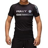 DIYUME Custom Kid's Compression Shirts Rash Guard Tee for Gym School Training Hiking Softball,Short Sleeve Age-4 XXS