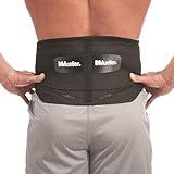 MUELLER Sports Medicine Lumbar Back Brace with Removable Pad, Ideal for Upper and Lower Back Pain, Relief & Support for Men and Women, Strains, Sciatica, Scoliosis, Black, Regular Size