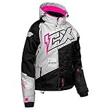 Castle X Women's Code G5 Jacket (Silver/Black/Pink Glo - Medium)