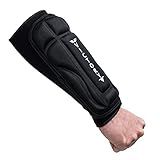 Martial Arts Forearm Armor Guards - MMA - Padded Arm Sleeves (X-Large)