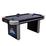 Triumph Lumen-X Lazer Air Hockey Table – 72" Full-Size LED Light-Up Air Hockey with Glowing Puck, Illuminated Strikers & Electronic Scoring – Arcade-Style Game for Family Fun & Game Rooms
