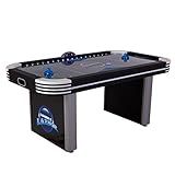Triumph Lumen-X Lazer Air Hockey Table – 72" Full-Size LED Light-Up Air Hockey with Glowing Puck, Illuminated Strikers & Electronic Scoring – Arcade-Style Game for Family Fun & Game Rooms