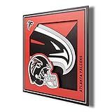 YouTheFan NFL Atlanta Falcons 3D Logo Series Wall Art - 12x12