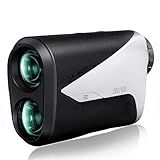 SUNPOW Golf Rangefinder with Slope, 1000 Yards Laser Range Finder for Golfing/Hunting, High Precision 7X Magnification with Flag Pole Locking Vibration, Rechargeable Range Finders