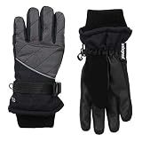 C9 Champion unisex child C127a Cold Weather Gloves, Charcoal (With Reflective Trim), Boys 8 16 US