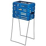 Tourna Ballport Tennis Ball Hopper Holds 80 Balls Durable and Lightweight – Blue