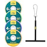 SF 3-4-5-6X Clear Nylon Tippet with Stand for Fly Fishing Trout