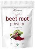 Micro Ingredients Organic Beet Root Powder, 4 Pounds | Nitric Oxide Supplement for Men & Women | Water Soluble, Highly Concentrated Raw Beet Supplement | Superfood Drink Mix | Non-GMO, Plant Based