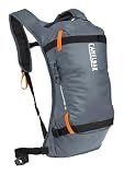 CamelBak Powderhound 12 Snow Hydration Pack with Ski and Snowboard Carry, Insulated Design for All Day Winter Riding, Grey/Orange