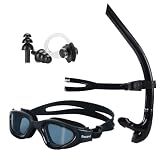 Focevi Swim Snorkel for Lap Swimming Set,Adult/Youth Swimming Snorkel Tube