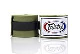 Fairtex HW2 Elastic Cotton Handwraps, 120' and 180" Full Length Hand Wraps-Many Colors (Olive Green, 180")