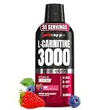 ProSupps L-Carnitine Liquid 3000, Stimulant-Free Liquid Shots, Berry