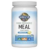 Garden of Life Meal Replacement Shakes, Raw Organic, Vanilla Protein Powder with Plant Based Pea Protein, Sprouts, Greens, Probiotics, Dairy Free 28 Servings