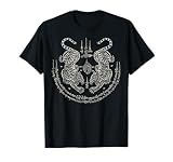 Sak Yant Thai Tattoo Twin Tiger Muay Magical Thailand Gift T-Shirt