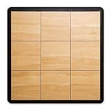 Big Floors Portable Dance Floor, Interlocking Dance Floor Tiles, Lightweight Plastic Modular Kit (3' X 3'), Light Maple Finish, 21 Piece (9 Sq Ft)
