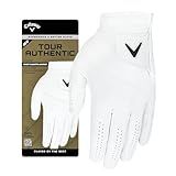 Callaway Golf Tour Authentic Glove (Standard, Medium/Large, White, Worn on Left Hand)