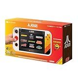 My Arcade Atari Gamestation Go: Rechargeable Battery, Over 200+ Preloaded Retro Video Games Including Pac-Man, Recharged, & Balls of Steel, Wi-Fi, Smartglow, 7 Inch Display