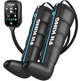 FIT KING Upgraded Leg Massager Recovery Boots, Professional Air Compression Recovery System for Circulation & Athlete-Level Fast Recovery, Cordless Rechargeable Compression Boots (Medium)