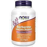 NOW Supplements, Berberine Glucose Support, With MCT Oil, 90 Softgels
