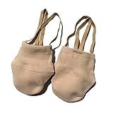 SSZYace Half Toe Shoe Knitted Cotton Ballet Shoes/Ballet Slippers for Rhythmic Gymnastic Competition Women/Toddler/Kids(XS)