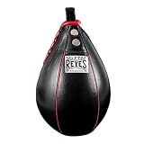 CLETO REYES Platform Leather Punching Speed Bag, Black, Small