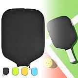 Qujior Pickleball Paddle Cover, Universal Case Size - 8.6 x 12.2 inches Racket Sleeve, Compatible with Most USAPA Standard and Elongated Pickball Paddles (1 Pack Black)