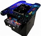 Doc and Pies Arcade Factory 516-Game Full Size Cocktail Arcade Machine – 2 Player Retro Arcade Table with LCD Screen, Joysticks & Buttons – Classic Arcade Cabinet for Home or Game Room