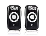 Fairtex Curved MMA Muay Thai Pads for Punching, Blocking, Kicking,Punch, Hitting |Light Weight & Shock Absorbent Boxing Mitts | Extra Padding for Sparring - Black/Yelloe(White, Pair)