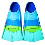 Foyinbet Kids Swim Fins,Kids Flippers Youth Swimmer Fins Swimming Training Fins for Lap Swimming for Child Girls Boys 3XS
