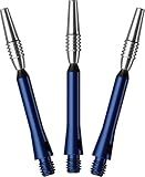 Viper by GLD Products Spinster Aluminum Dart Shaft: Medium (MD), Blue, 3 Pack, Medium (MD) - 2-Inch, Model:35-7805-03