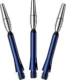 Viper Spinster Aluminum Dart Shaft: Medium (MD), Blue, 3 Pack