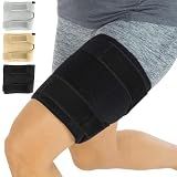 Vive Thigh Brace - Hamstring Quad Wrap - Adjustable Compression Sleeve