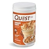 Quest Nutrition Cinnamon Crunch Protein Powder, 20g Protein, 2g Net Carb, 1g Sugar, Low Carb, Gluten Free, 1.6 Pound, 24 Servings
