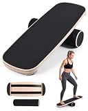 yflingjie Balance Board for Adults, Surf Trainer with Wooden Roller