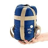 ECOOPRO Warm Weather Sleeping Bag - Portable, Waterproof, Compact Lightweight, Comfort with Compression Sack - Great for Outdoor Camping, Backpacking & Hiking-83 L x 30" W Fits Adults