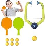 Upgraded Door Ping Pong Game Over The Door, Adjustable Doorway Game Pingpong Trainer, Hanging Table Tennis Trainer Portable Set, Indoor Ball Games Unisex (1set)